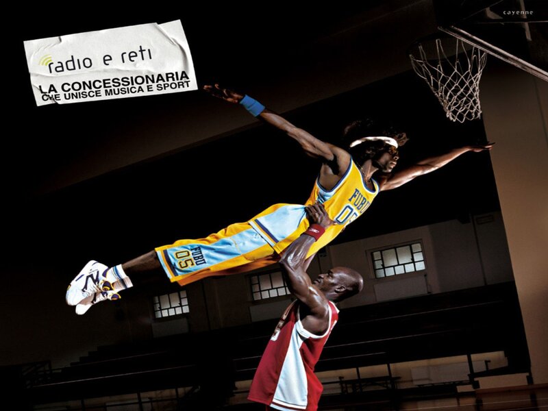 basketball player dunking