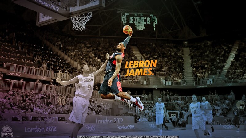 Basketball Player Dunking — Black, Dramatic, Night, Photograph, Crowd