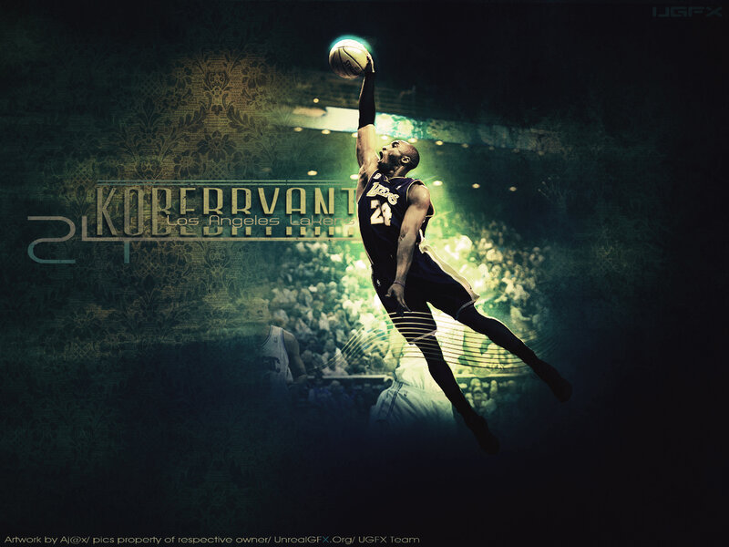 Basketball Player Dunking — Green, Dramatic