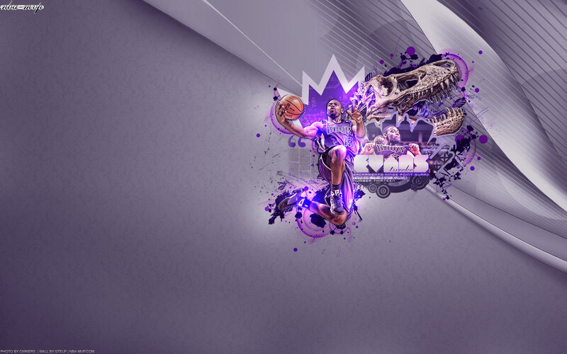 Basketball Player Dunking — Purple