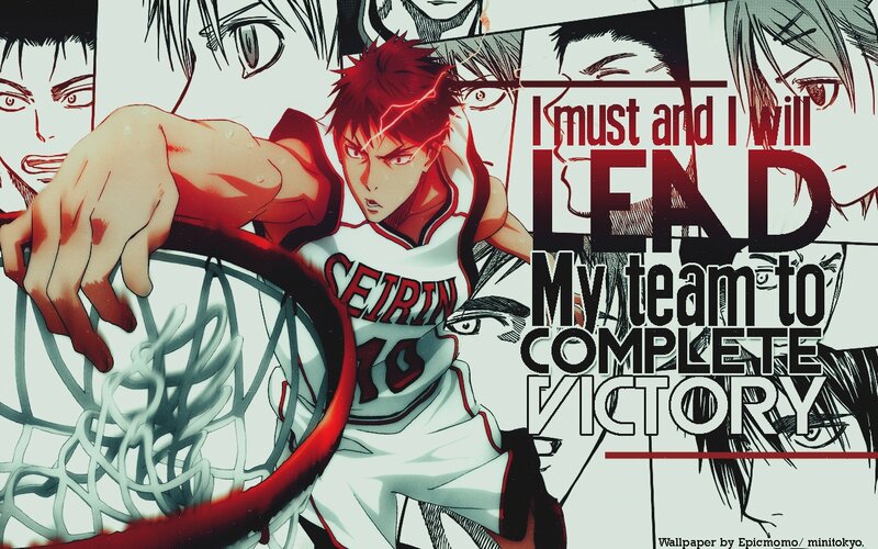 Basketball Player Dunking — Red, Dramatic, Manga