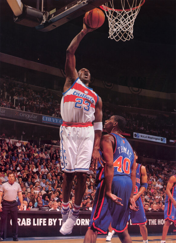 Basketball Player Dunking — White, Intense, Night