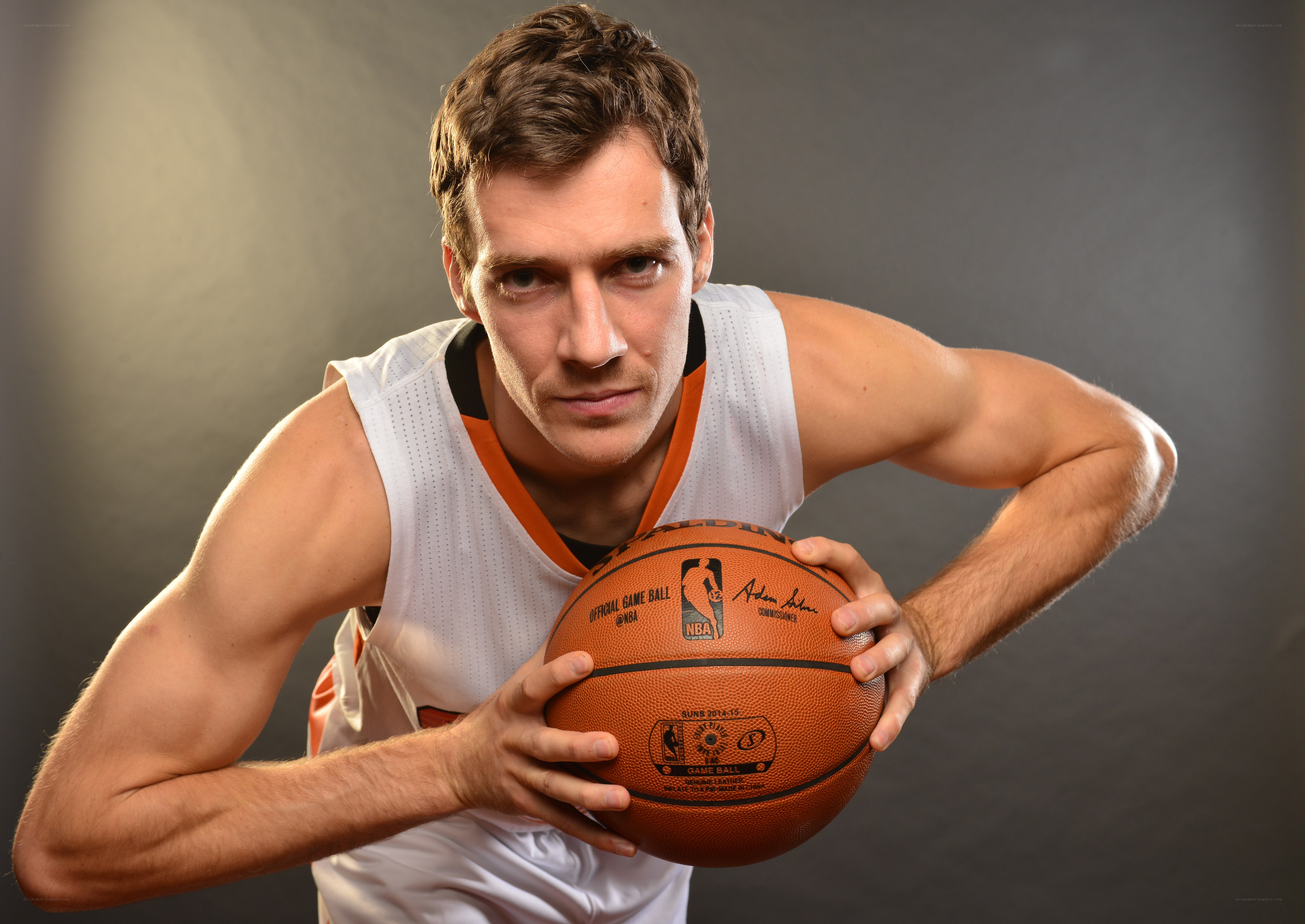 basketball player holding ball