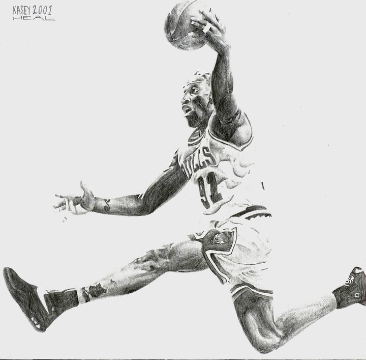basketball player in action