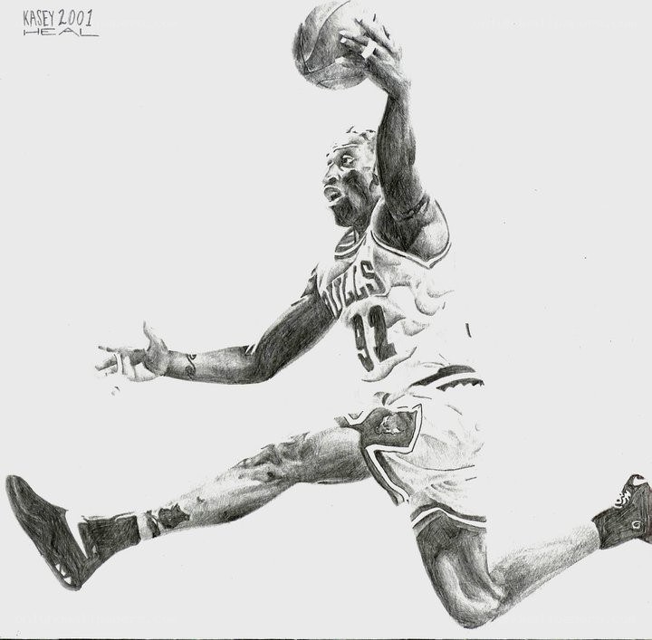basketball player in action