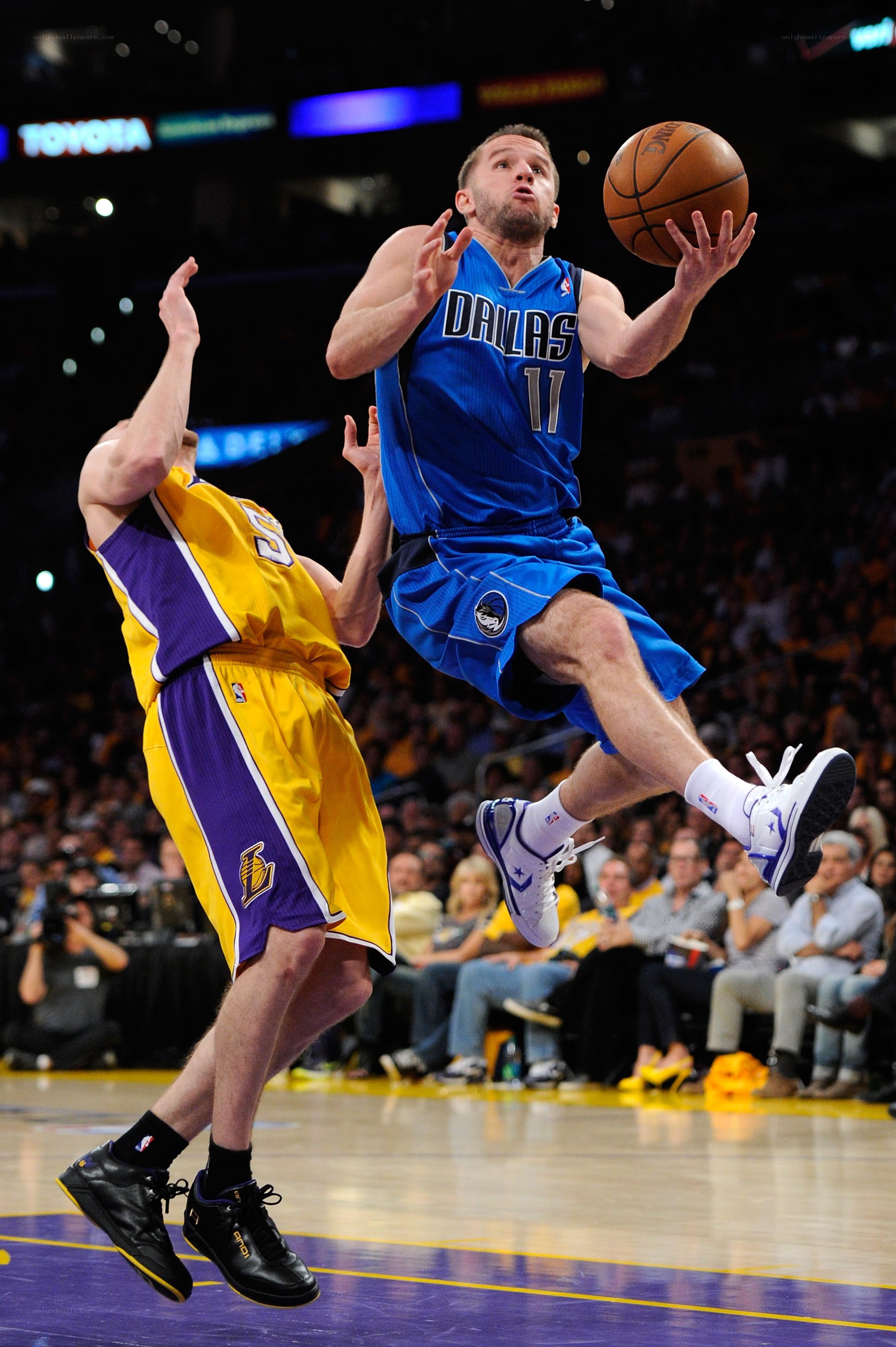Basketball player in action