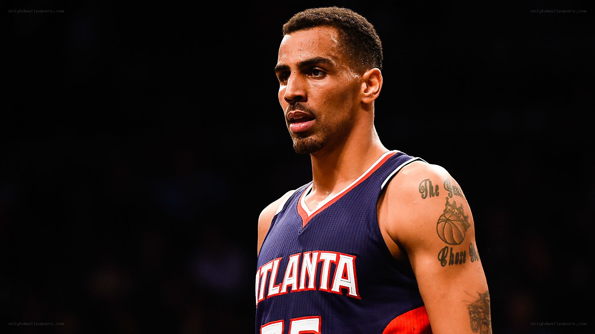 basketball player in atlanta jersey