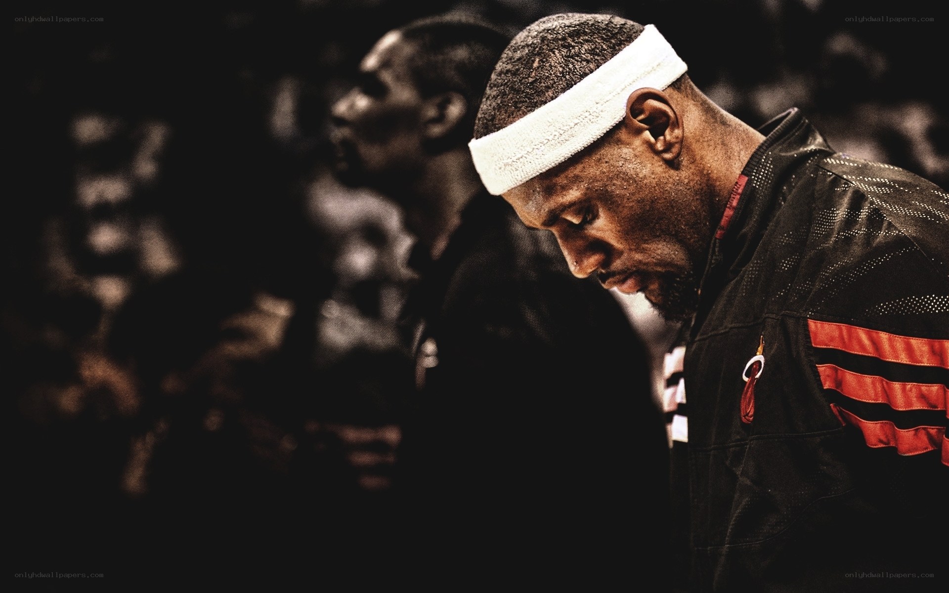 basketball player in focus