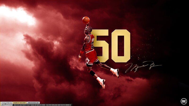 Basketball Player in Mid-air — Red, Dramatic, Digital Art