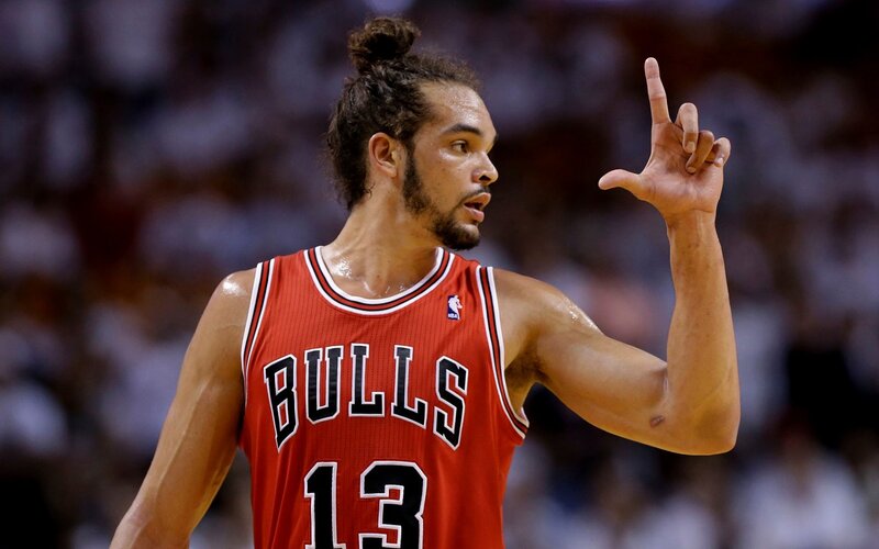 Basketball Player in Red Jersey — Intense