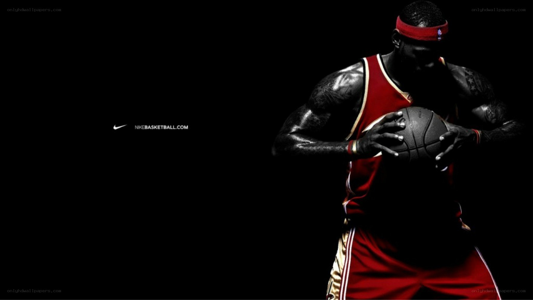basketball player in red uniform