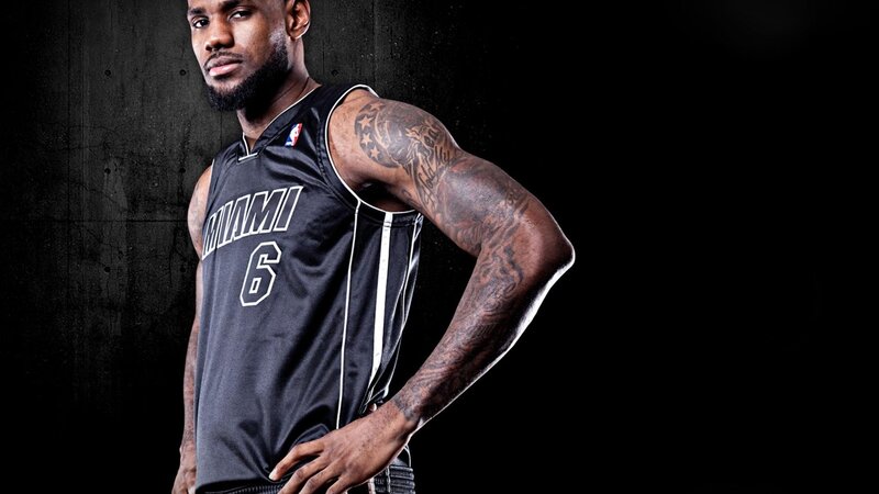 Basketball Player in Uniform — Black, Dramatic, Photograph, Tattoos
