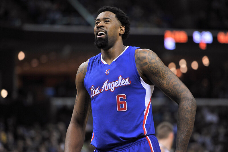 Basketball Player in Uniform — Blue, Intense, Night