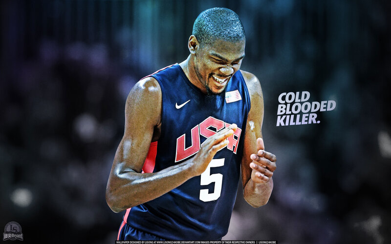 Basketball Player in Uniform — Blue, Intense