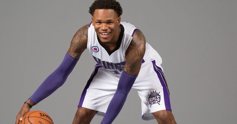 Basketball Player in Uniform — White, Confident