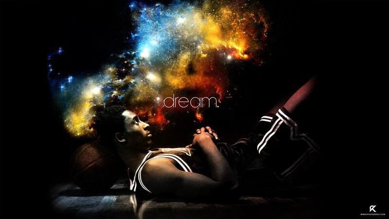 Basketball Player Lying Down