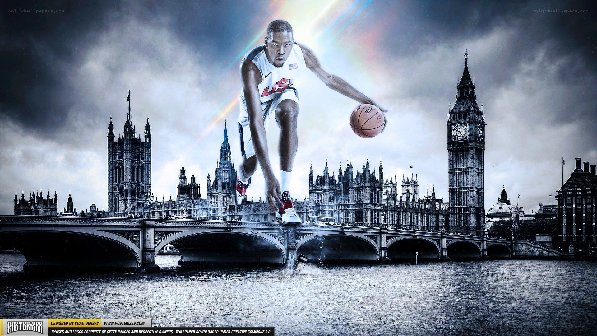 basketball player over london