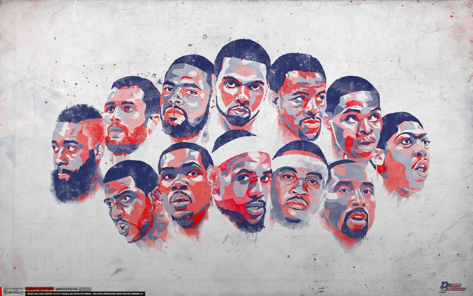 basketball player portraits