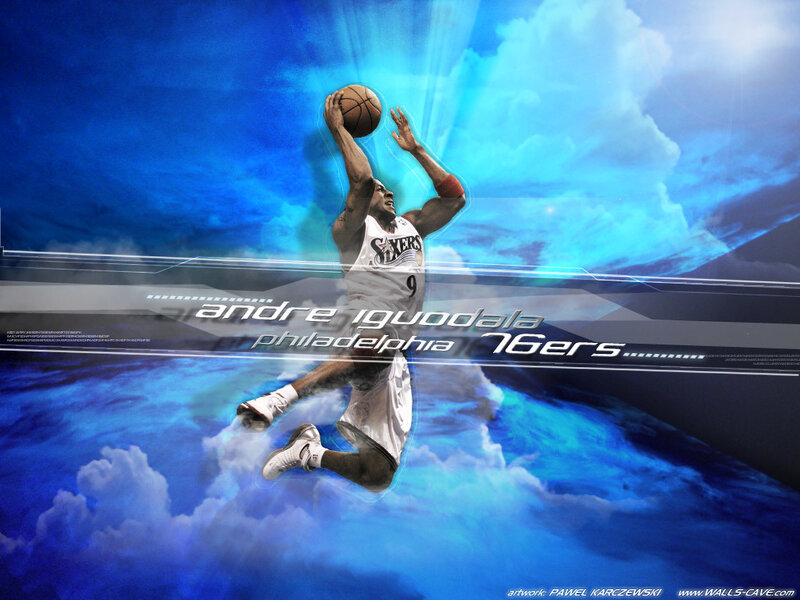 Basketball Player Shooting — Blue, Dramatic