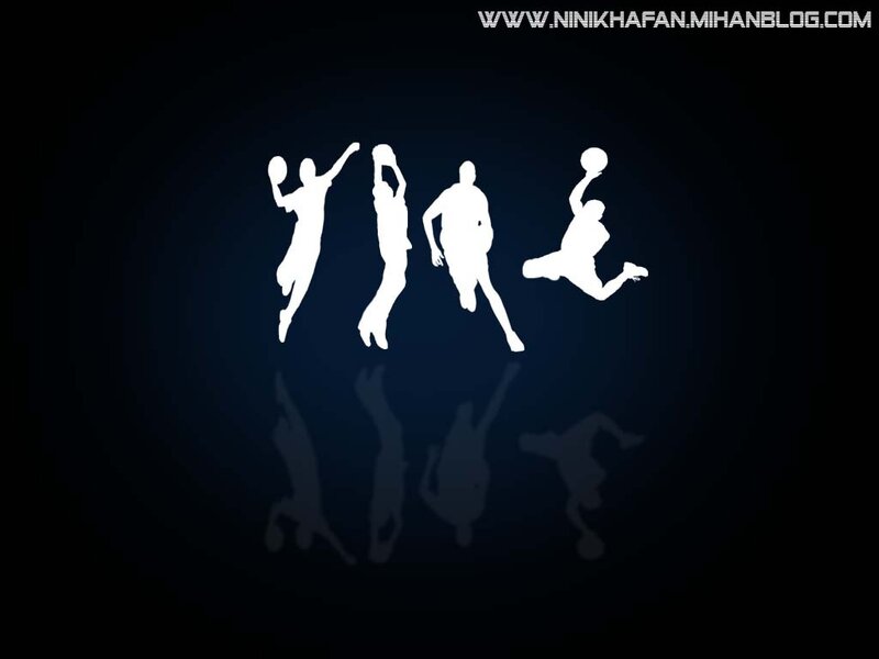 basketball player silhouettes