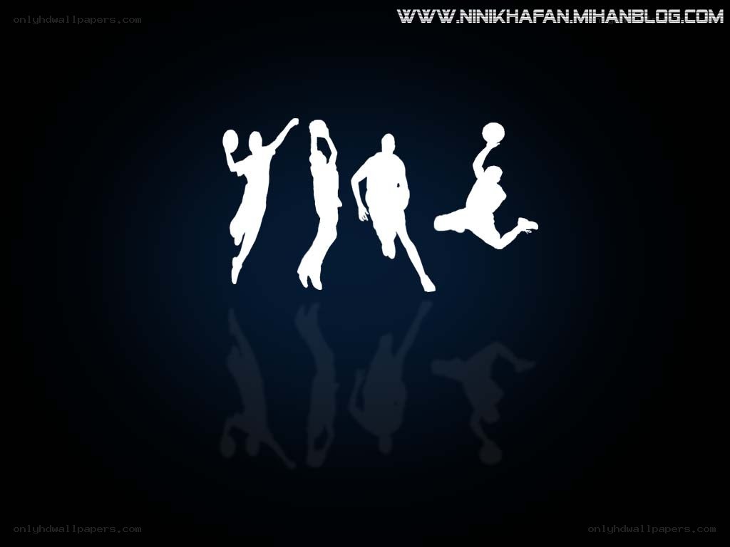 basketball player silhouettes