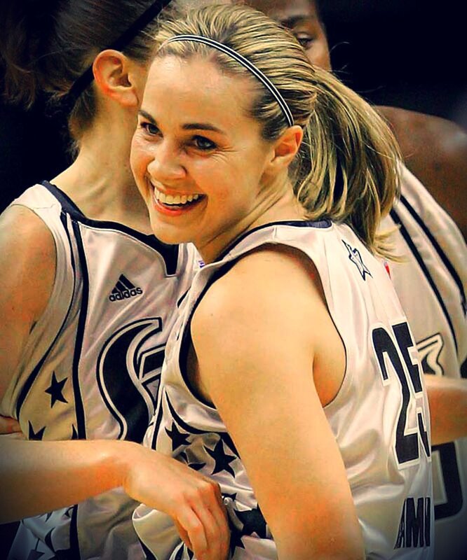 basketball player smiling