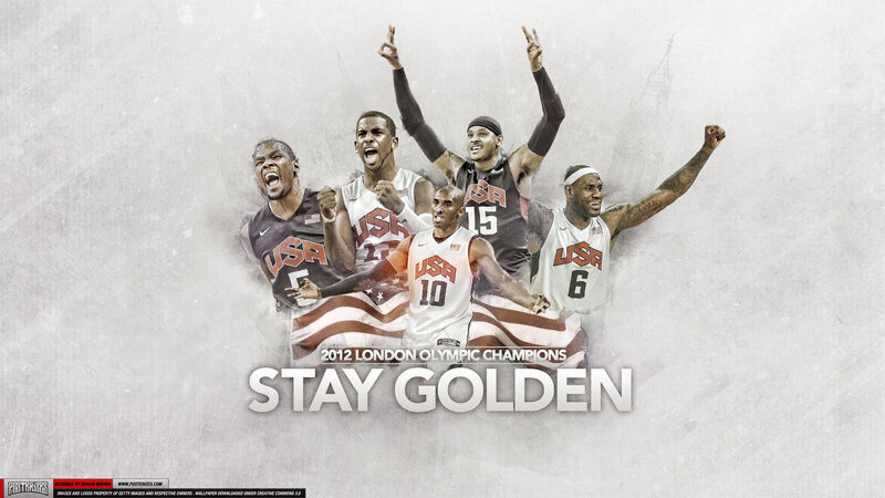 Basketball Players Celebrating — White