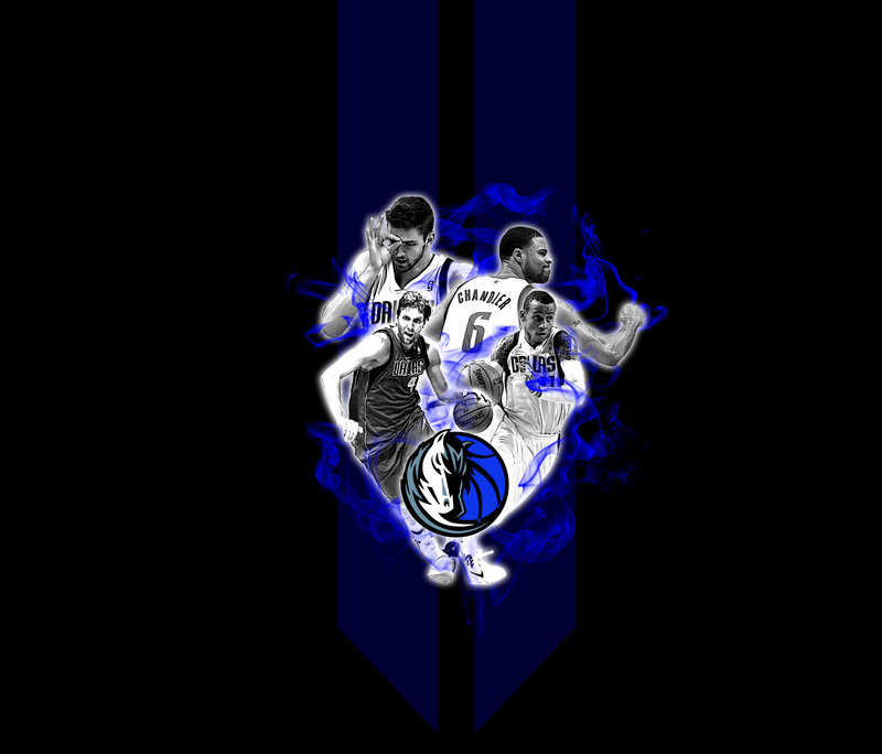 Basketball Players Collage — Black, Dynamic