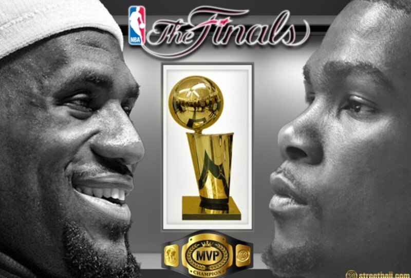 Basketball Players Facing Off