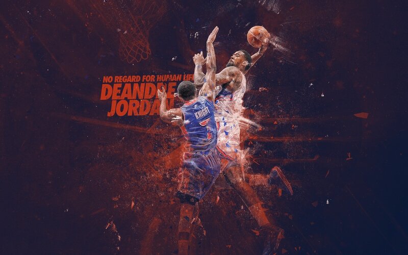 Basketball Players in Action — Red, Dramatic, Digital Art
