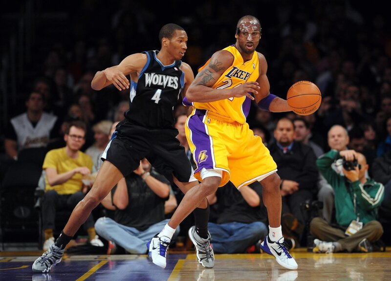 Basketball Players in Action — Yellow, Intense, Night