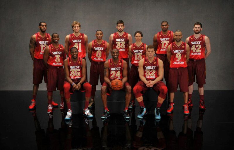 Basketball Players in Uniforms