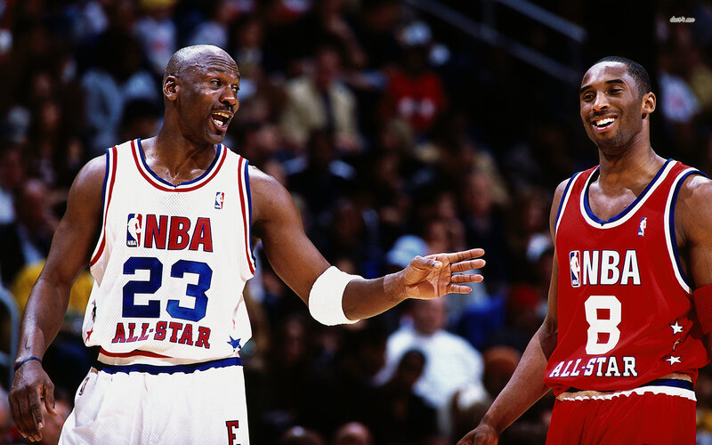 Basketball Players on Court — Red
