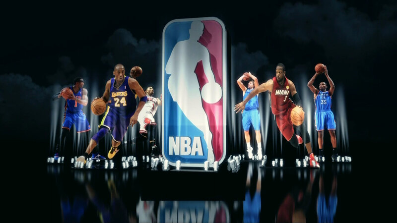 Basketball Players on Stage