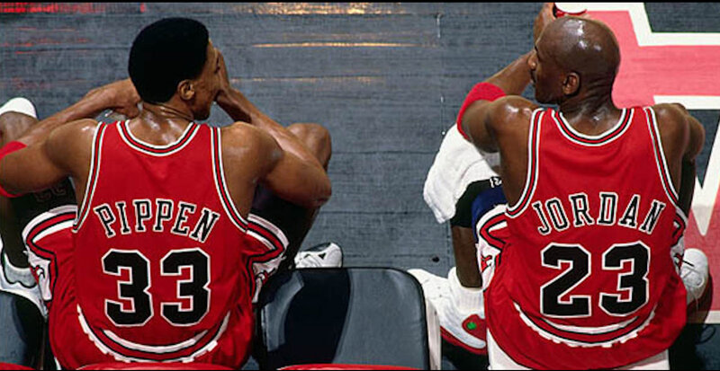 Basketball Players Sitting