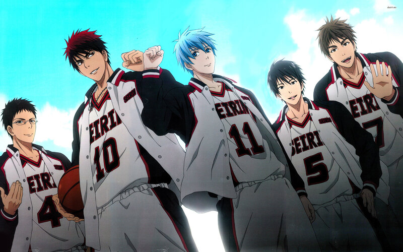 Basketball Team in Uniforms