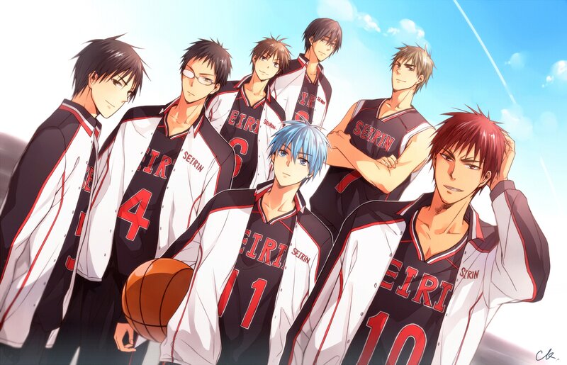 Basketball Team Members — Blue, Confident