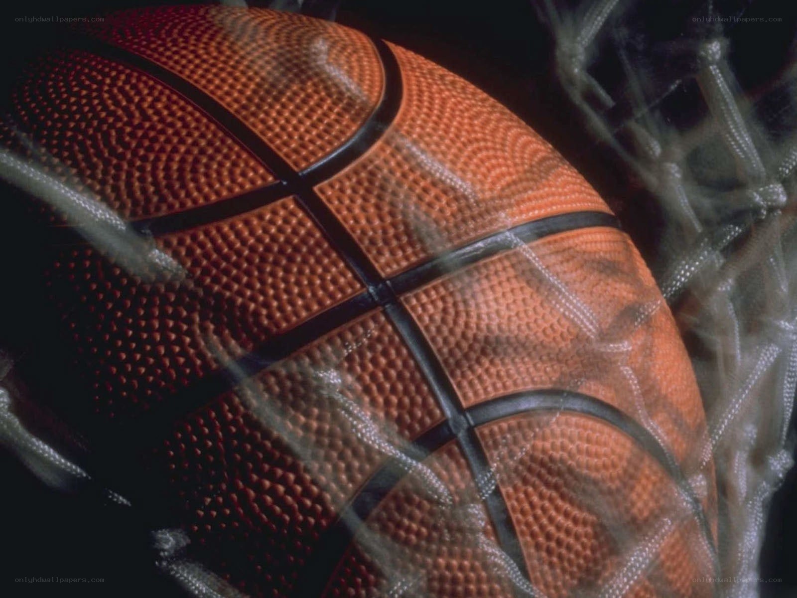 basketball through net