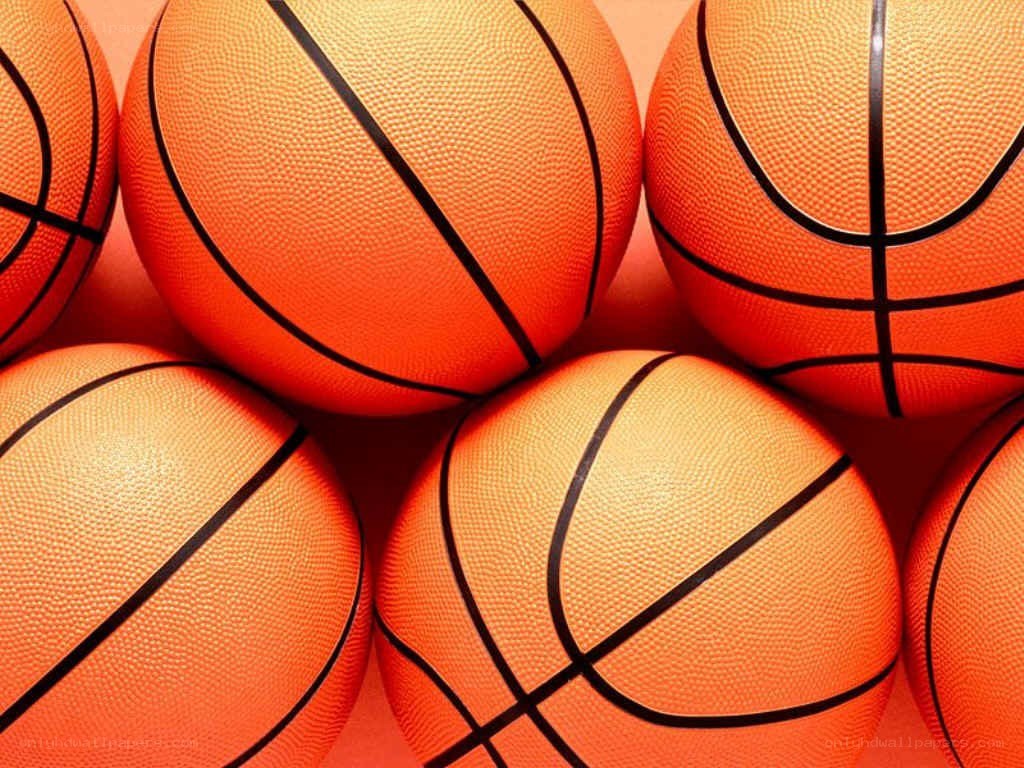 basketballs in a pile