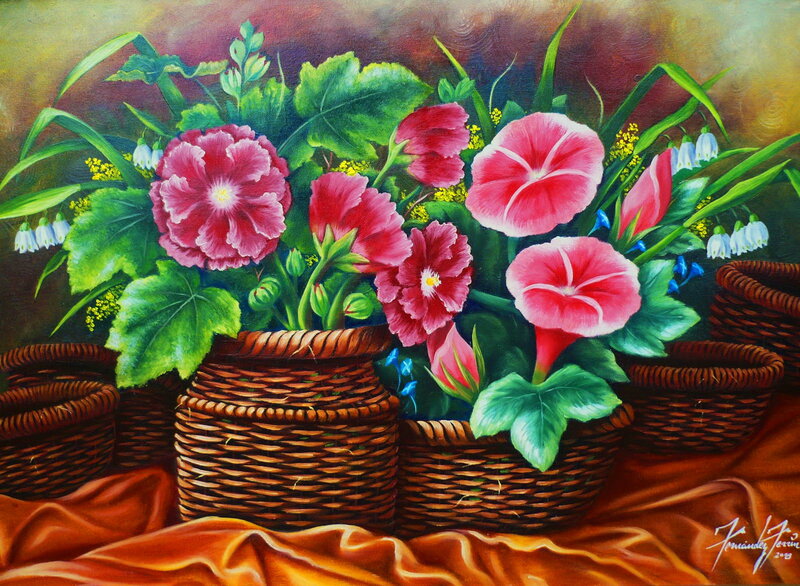 Baskets of Flowers
