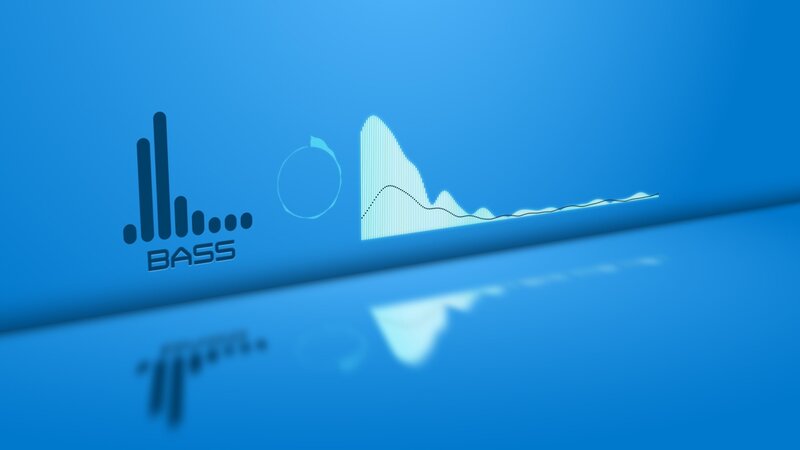 Bass audio visualization