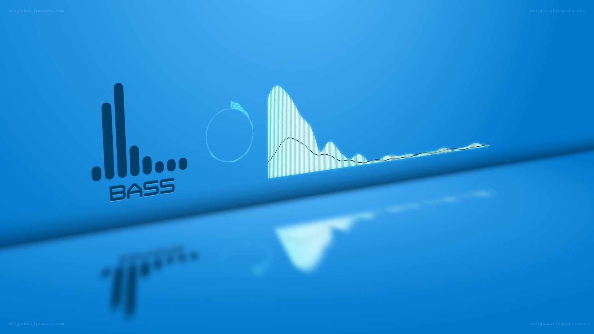 Bass audio visualization