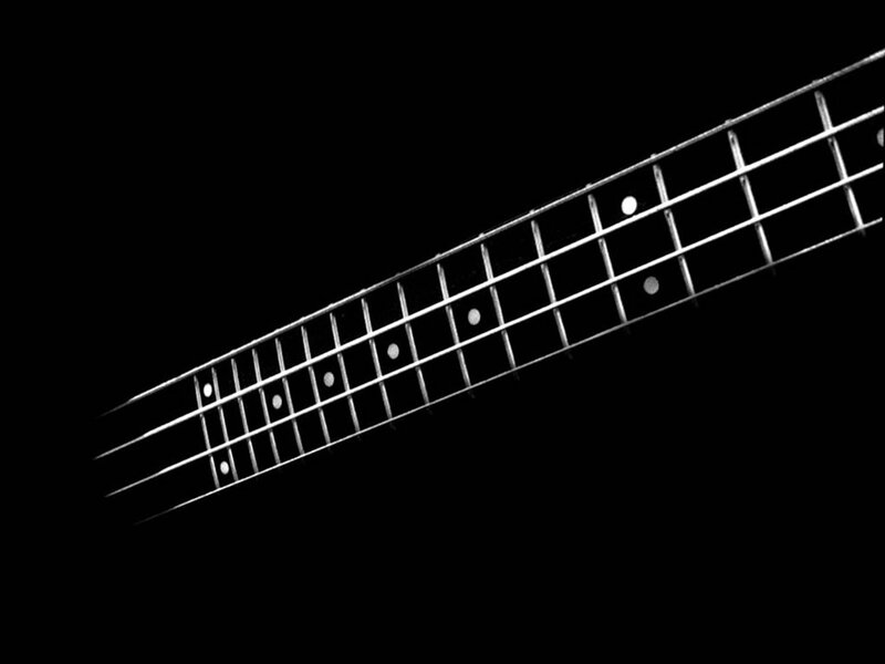 Bass Guitar Neck — Black