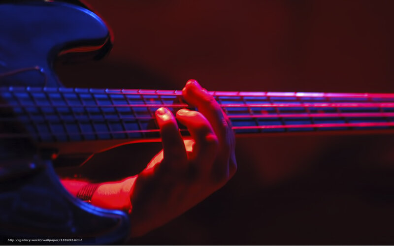 Bass guitar performance