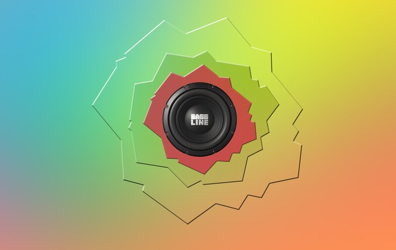 Bass Speaker in Center