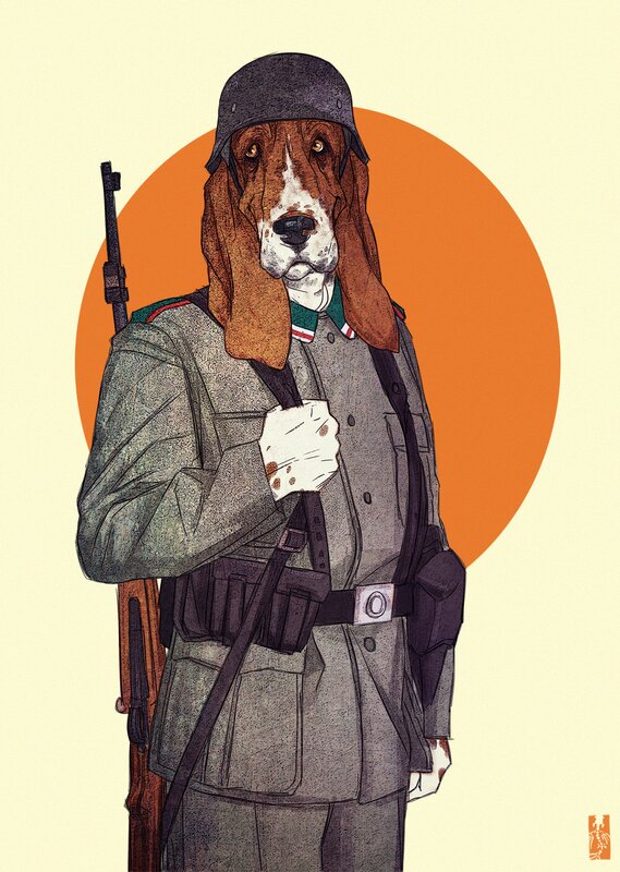 Basset Hound Soldier