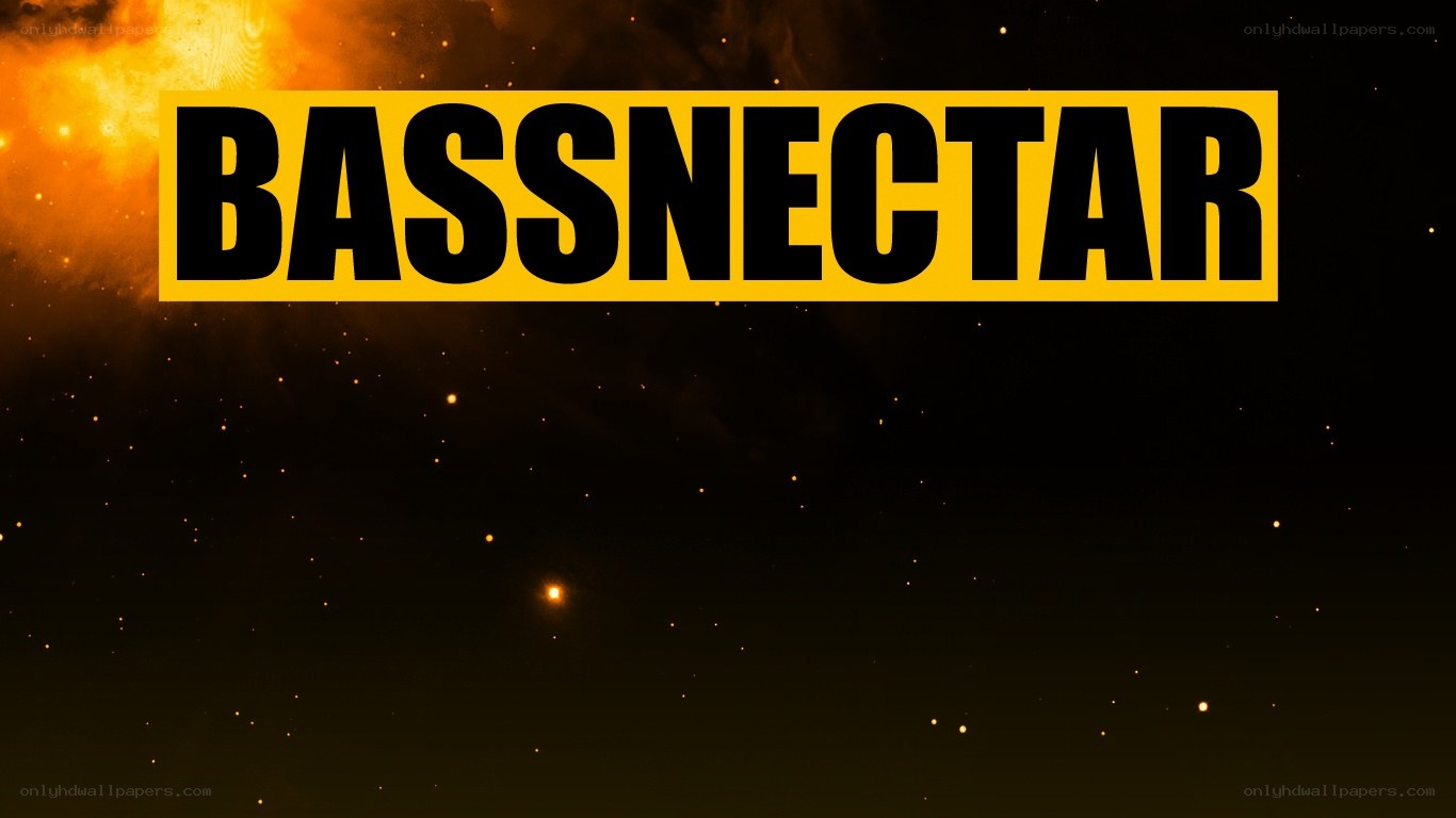 Bassnectar logo on space background