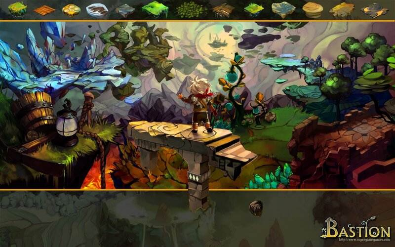 Bastion game art scene