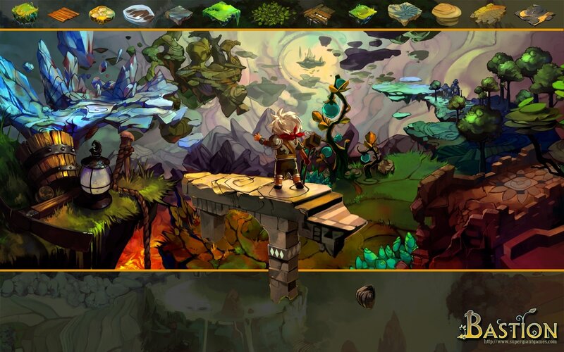Bastion game art scene