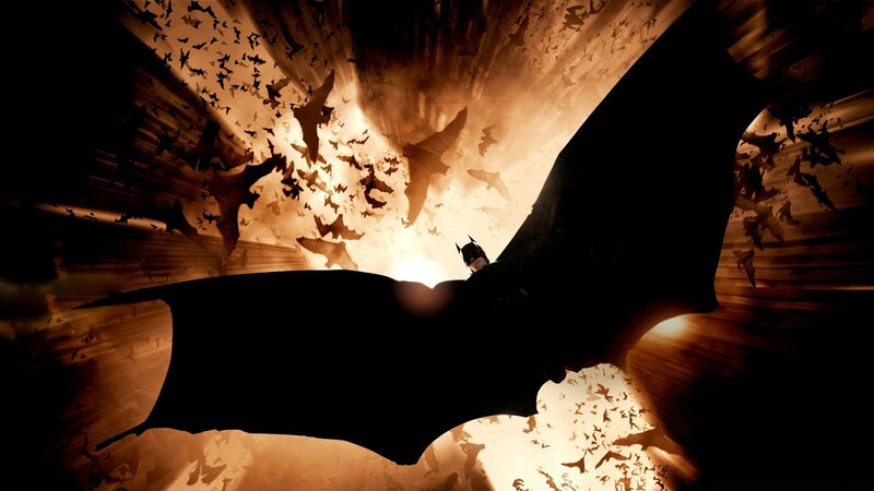 Bat Silhouette in Cave